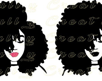 Download Curly hair svg | Etsy