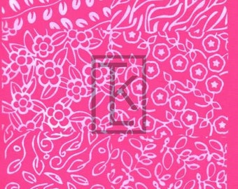 Pattern Sampler 6 Floral Silk Screen silkscreen