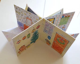 Dollhouse Book / 3D Folding House