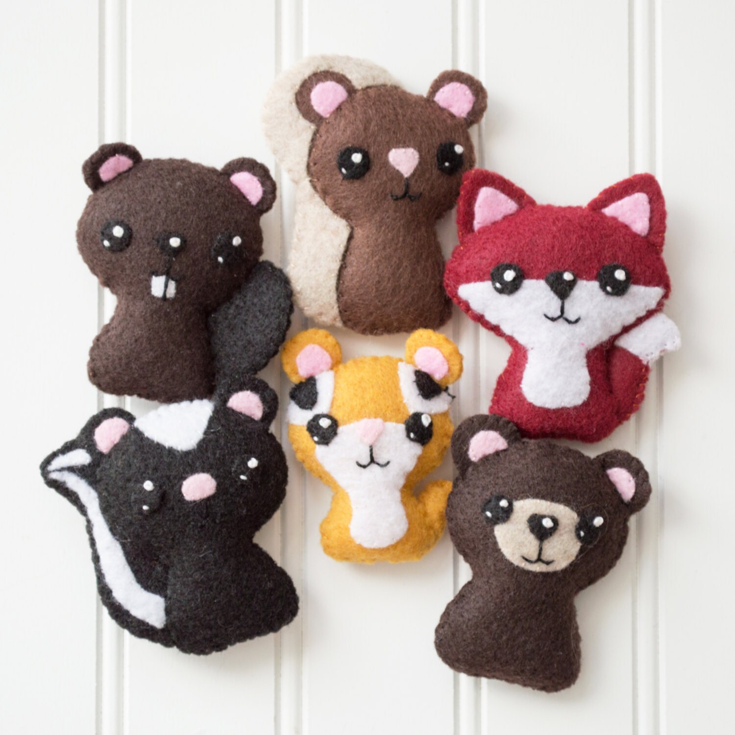 felt animal dolls