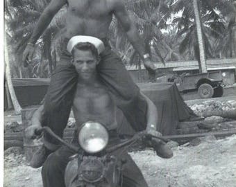 WWII sailors south pacific on harley davidson 1940s download