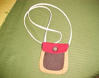 small cross-body corduroy purse ..pouch