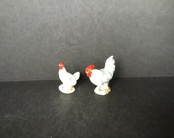 Pair of Miniature Roosters