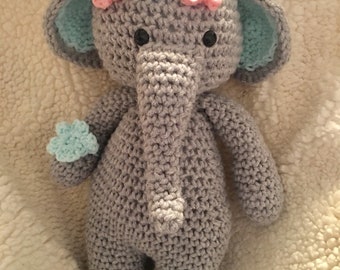 Crochet Elephant Stuffed Animal