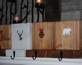 Rustic Stocking Hanger