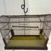 French Birdcage Crown Vintage Distressed Green Metal - Primitive French Country Decor - Floral Decor Bird Cage -