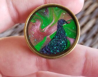 Trippy Pigeon Pin