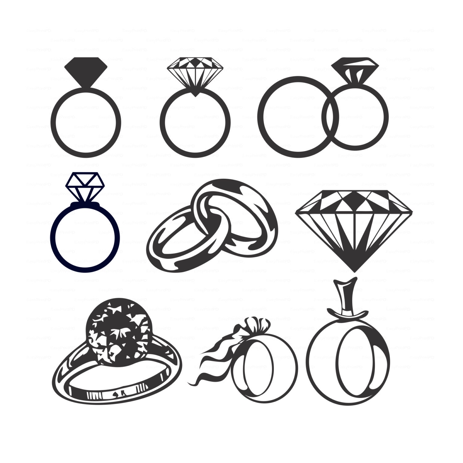 Free Free 310 Clipart Wedding Ring Svg SVG PNG EPS DXF File