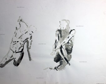 ink figure drawing