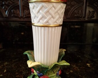 Holiday Swan Fitz and Floyd vase