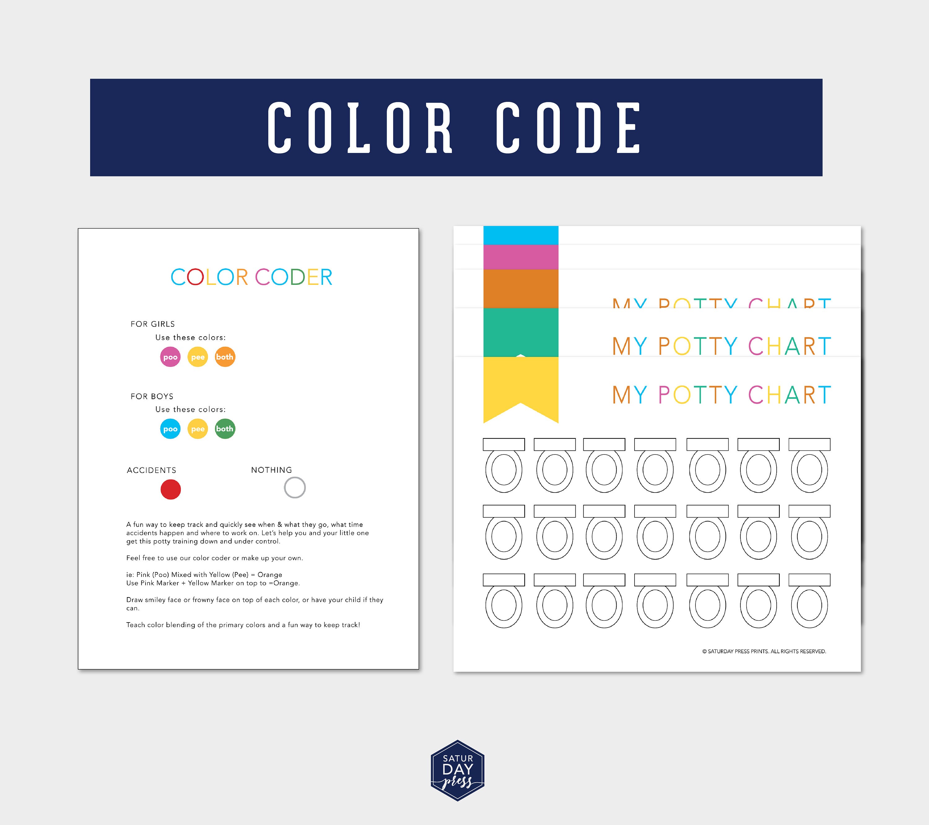 potty training schedule chart