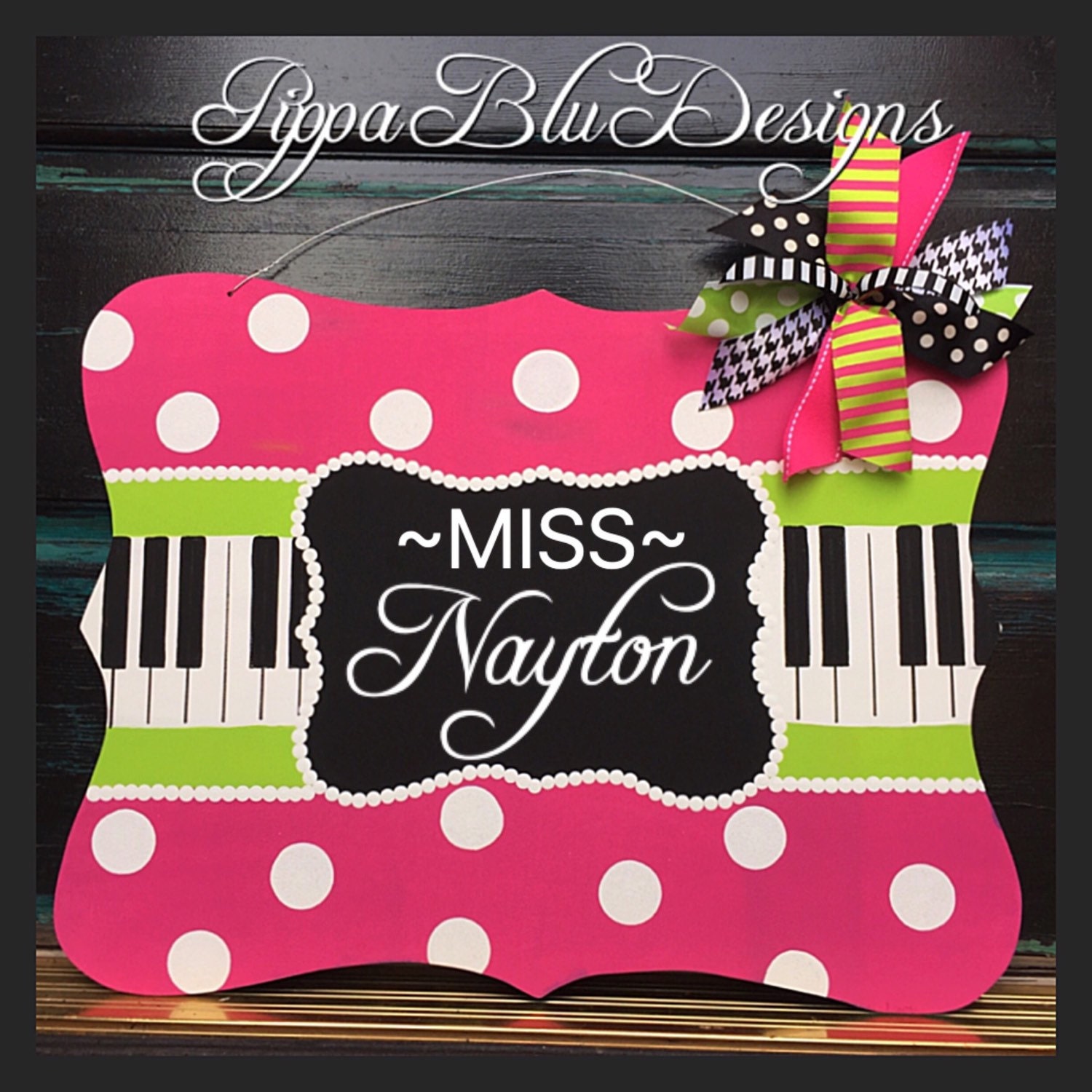 Music Teacher Door Hanger