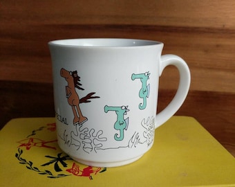 Vintage Sandra Boynton "For Someone Special" Seahorses and Horse Mug