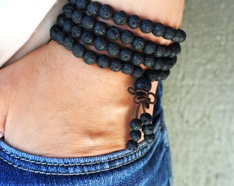 108 Mala Bead, Mala Bead, Mala Bracelet, Meditation Bracelet, Gemstone Prayer Bead Bracelet, Buddhist Jewelry, Rosary Prayer Bead, Men Gift