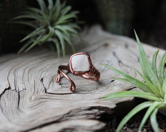 Citrine Wire Wrapped Ring