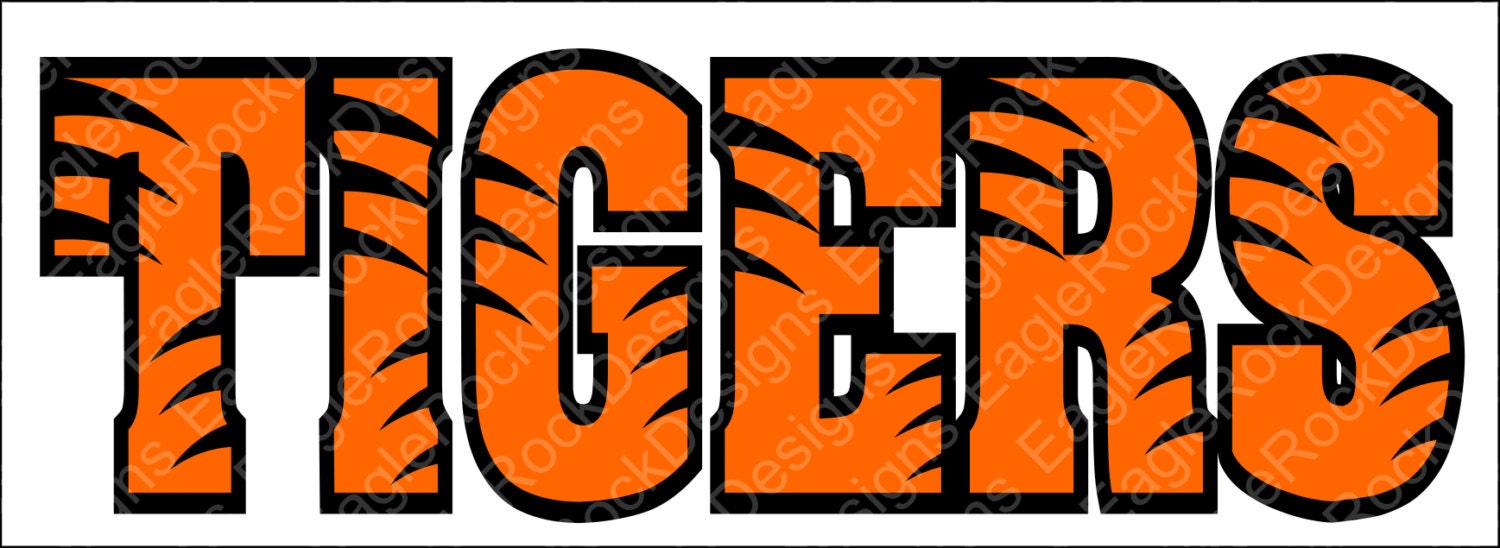 Download Tigers Tiger Stripped SVG DXF EPS Cut File Silhouette