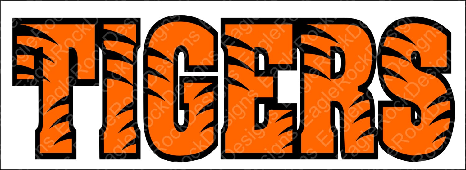 Download Tigers Tiger Stripped SVG DXF EPS Cut File Silhouette