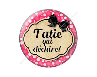 resin cabochon is 25 mm Auntie aunt j64 stick