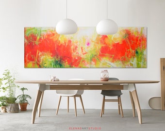 Landscape painting Large abstract landscape art Abstract painting Large original painting on canvas Abstract art Horizon painting Minimalist
