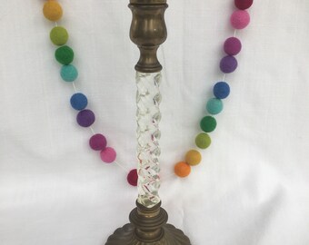 Brass and Lucite Twist Candleholder