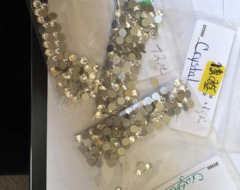 Crystal ss20 Swarvorski 2058 XILION Rose Enhanced Flatback Silver Foiled Rhinestones crystals