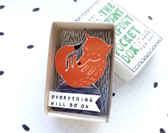 Fantastic Mr. Fox - The Instant Comfort Pocket Box - alles zal worden ok - troost of cheer doos - sympathie cadeau