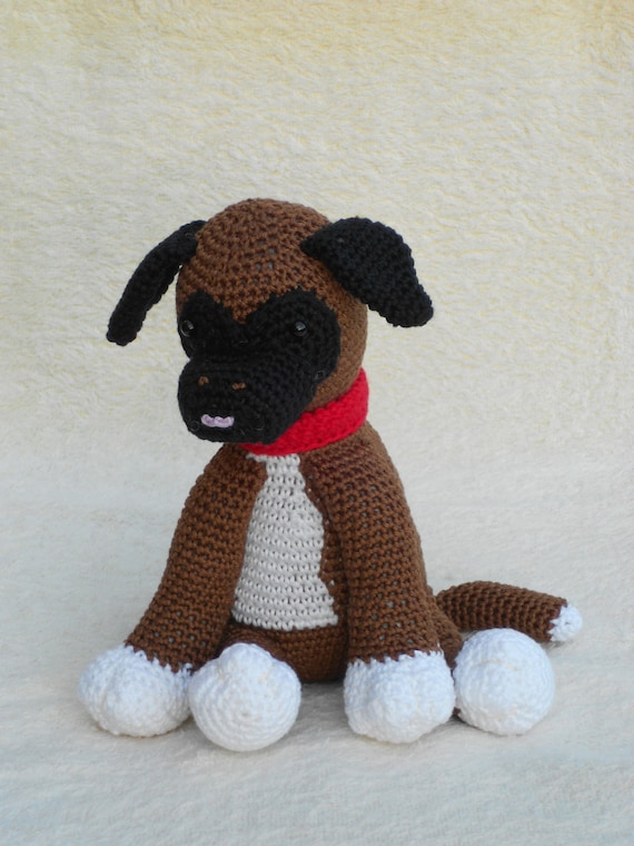 Crochet patterns Boxer puppy or Pigeons Haakpatroon Boxer