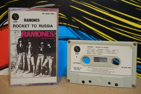 Rocket To Russia by Ramones Vintage Cassette Tape