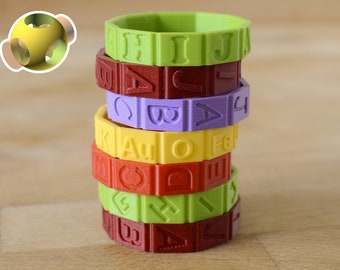 7 Ring Cryptex with Custom Outer Ring Set