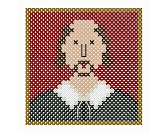 Shakespeare Miniature - Original Cross Stitch Chart