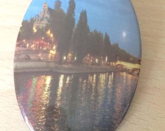 magnets / Fridge Magnet: "edges of the Seine"