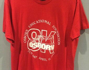 1987 8k run shirt
