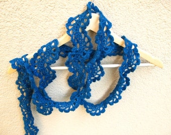PDF Tutorial Crochet Lacy Scarf Pattern