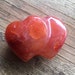 Rare Carnelian Double Heart Twin Flame
