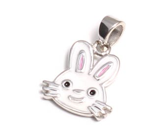 Bunny pendant in 925 sterling silver