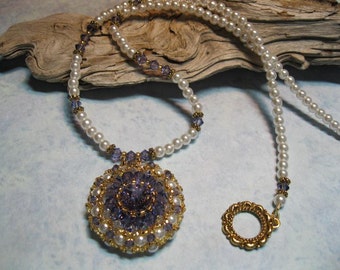 Crystal Dahlia Necklace