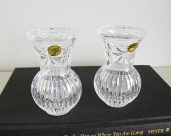 Small Crystal Vases France Elegant Home