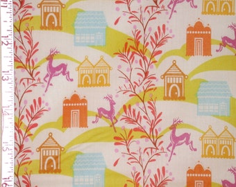 Fabric 1 Yard LITTLE FOLKS VOILE Forest Hills Sweet Gold 54/55" Wide Anna Maria Horner Floral Waves Quilting Sewing