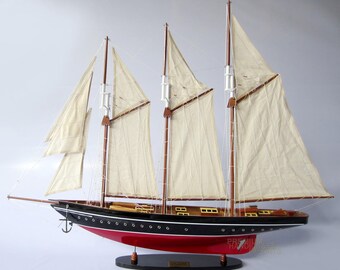Handcrafted Atlantic Model Boat 39"
