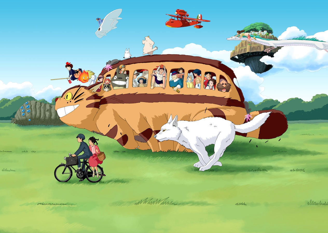 Catbus Studio Ghibli Fanart A4 Print