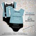 Boy Baby Shower Invites Bowtie Invitations Blue Suspenders