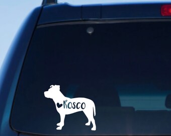 Pitbull Car Decal, Pitbull Decal, Pitbull Vinyl Decal, Pitbull Laptop Decal, Pitbull Locker Decal, Pitbull Sticker, Pitbull Car Sticker