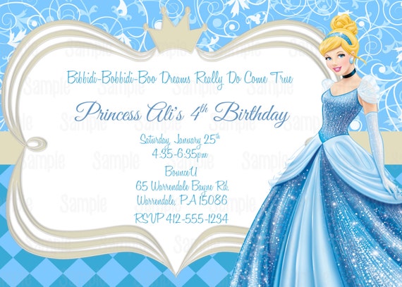 cinderella invitation