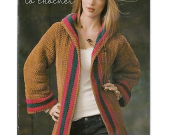 Swanky Suede Fashions To Crochet Pattern Book Leisure Arts 75126