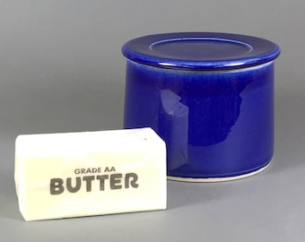 Cobalt, French Butter Dish, Butter Crock, Butter Bell, French Butter Keeper