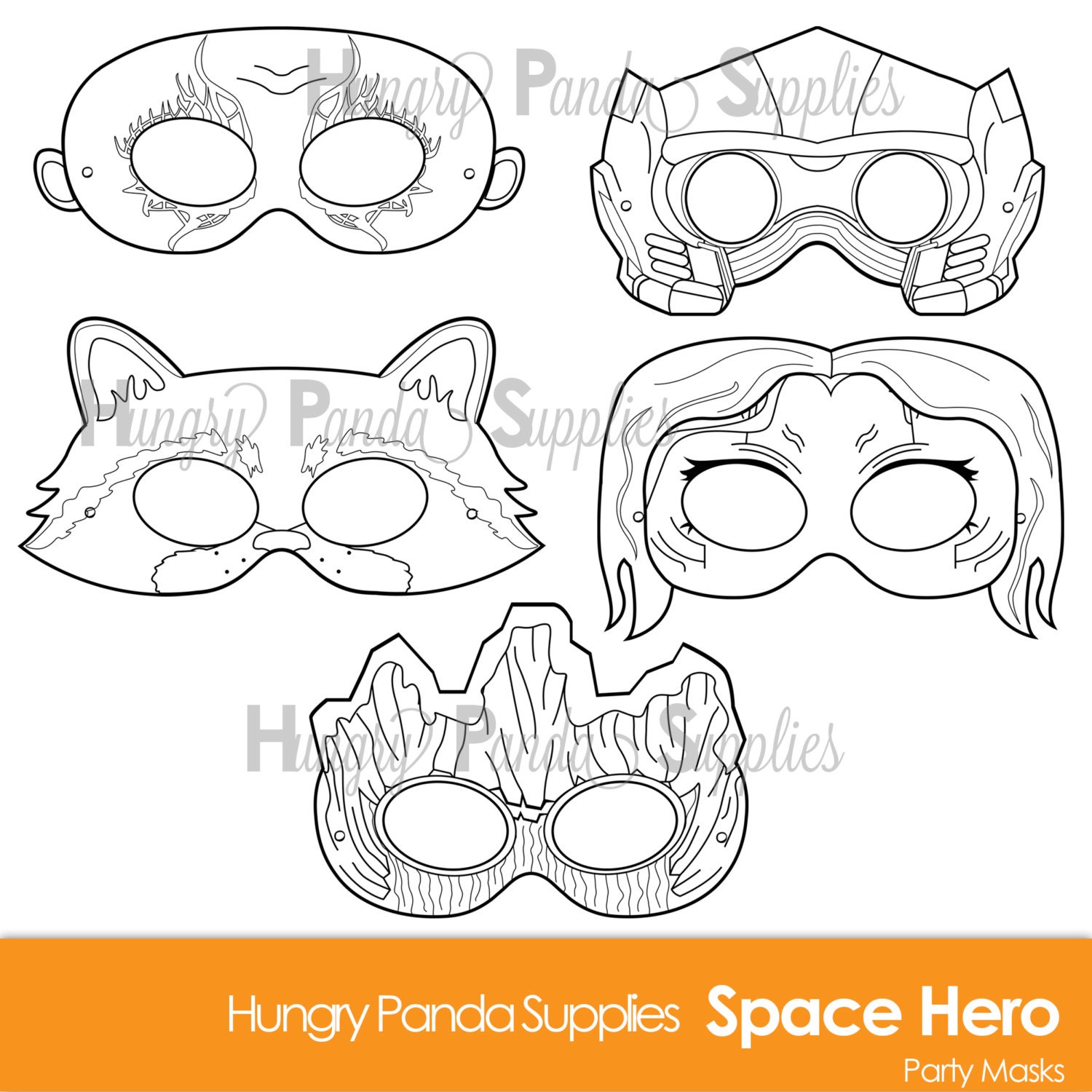 Uncategorized Printable Masks For Kids space hero printable coloring masks printable