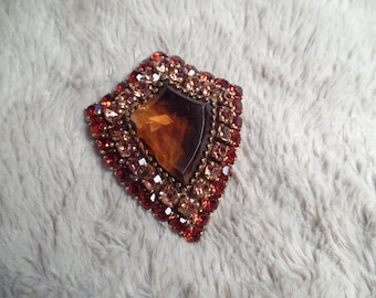 Impressive 1960's Brooch Signed Weiss