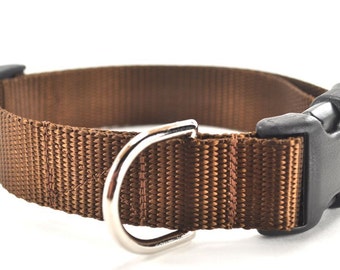 The Plain Jane - Nylon Dog Collar