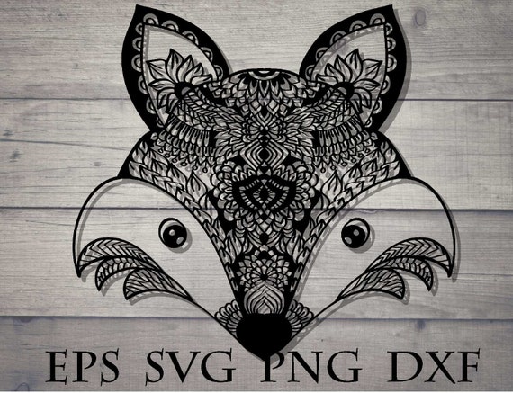 Download Fox mandala svg / fox zentangle svg / mandala fox svg ...