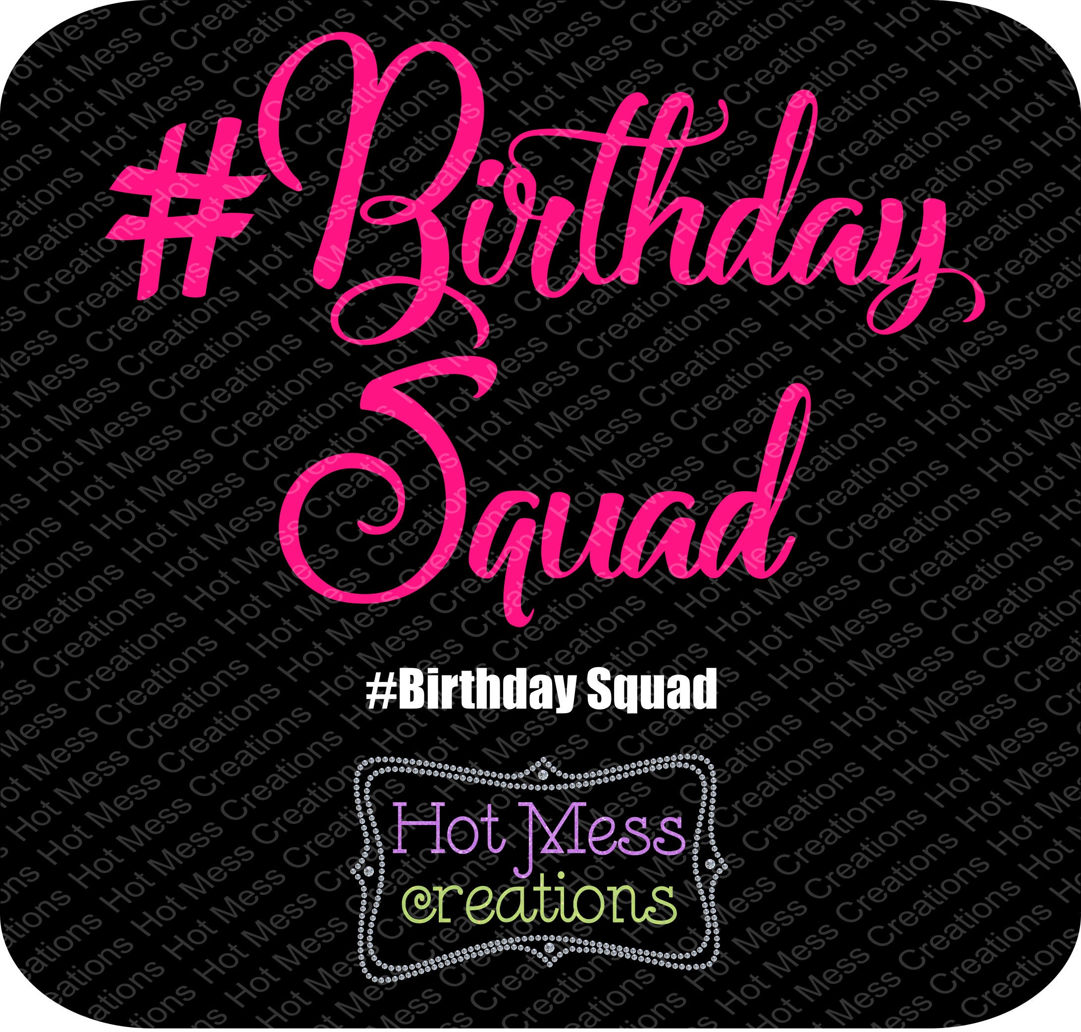 Download Birthday Squad SVG-Birthday Girl SVG-SVG Digital Download ...